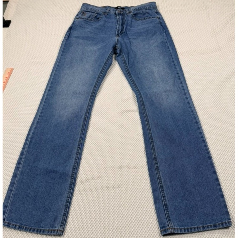 Frye Men's Size 30x32 Medium Wash Slim Bootcut Denim Jeans 100% Cotton